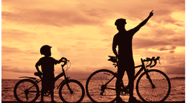 Père et fils à vélo autour du monde contre la sclérose en plaques